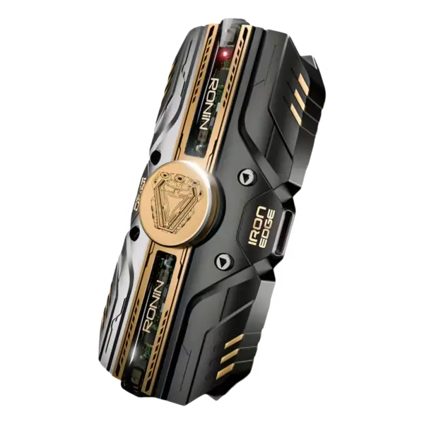 R-7090 charging case in its closed position