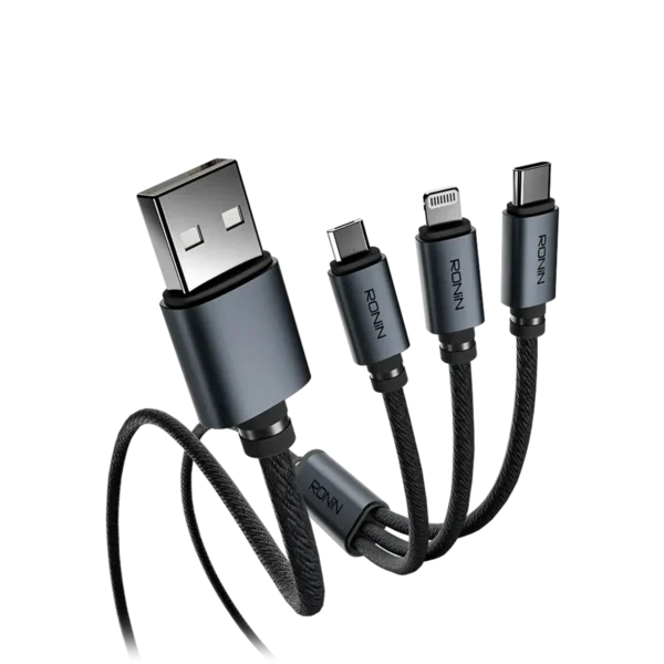 Ronin SMASH R-2015 3 in 1 Fast Charging Cable