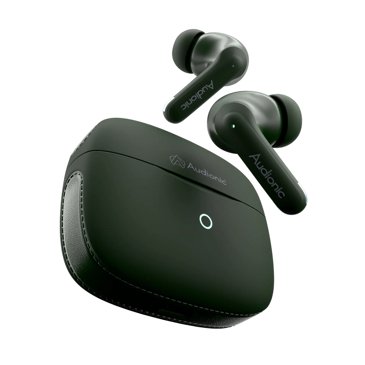 Audionic-740-ION-Earbuds 740 ION airbuds and case shown together