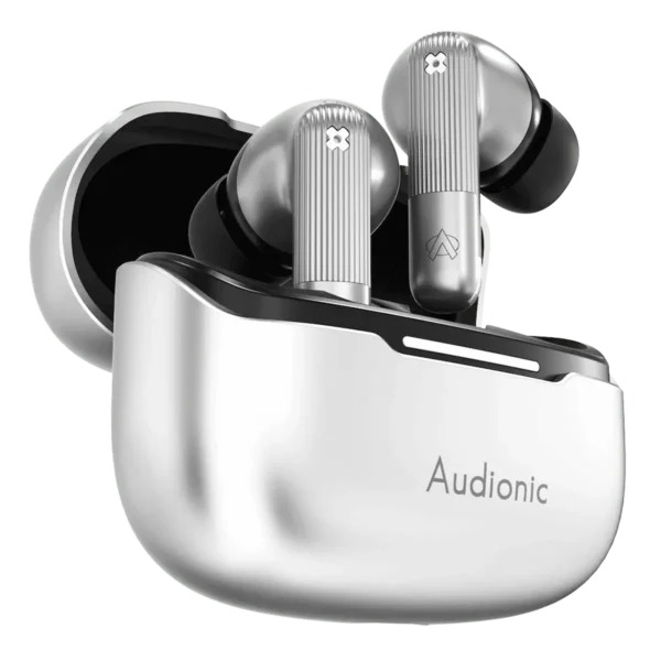 Audionic Trance Airbud 850 case open showing earbuds