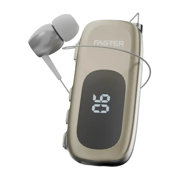 Faster Uni Clip R13 Pro with retractable earpiece