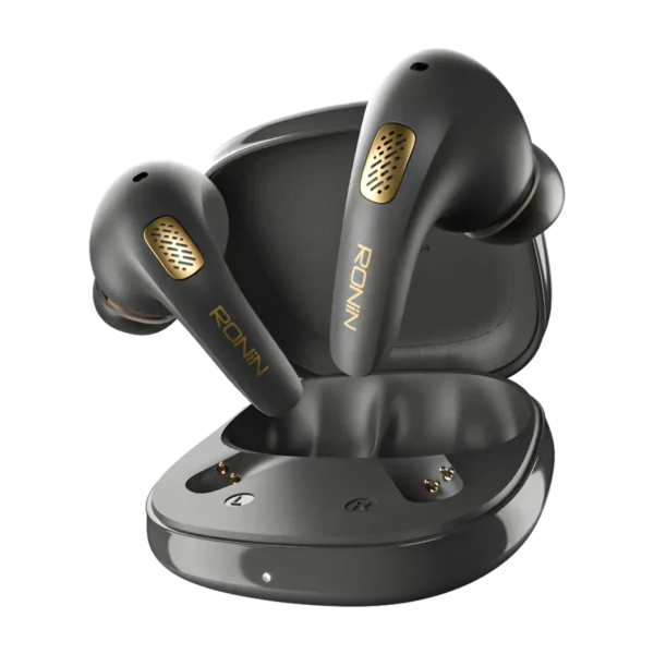 A full look at the R-7130 earbuds and case