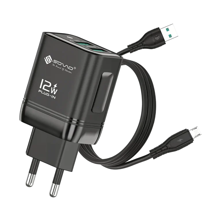 SOVO SG-206 12W Charger with Micro USB