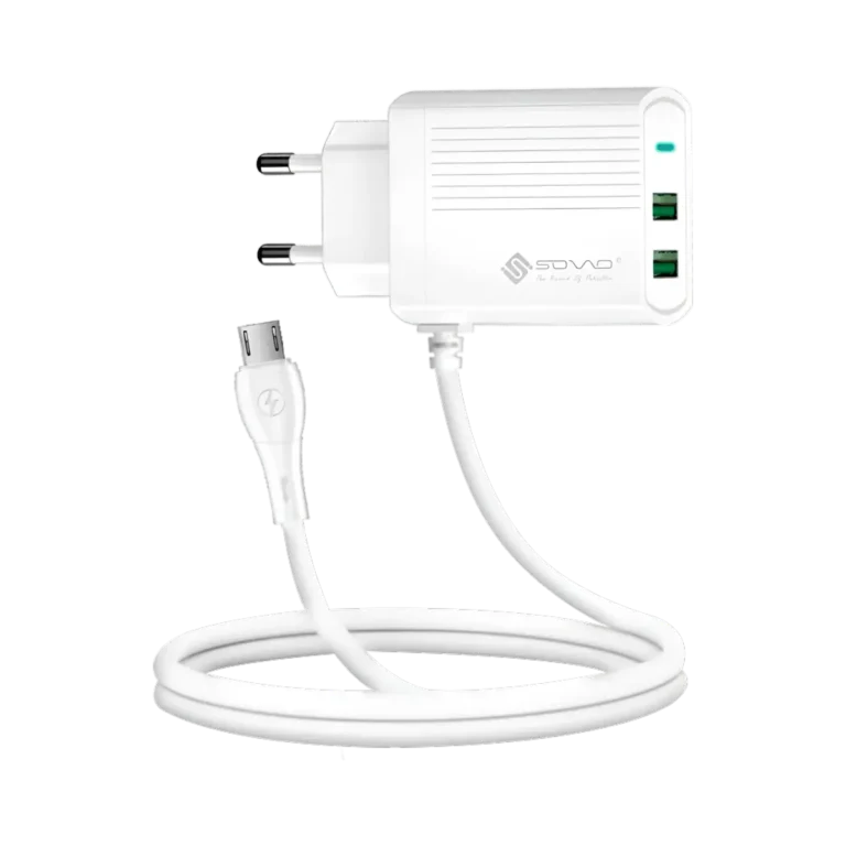 SOVO SG-220 REVO 12W Charger with 2.4A Auto ID Charging