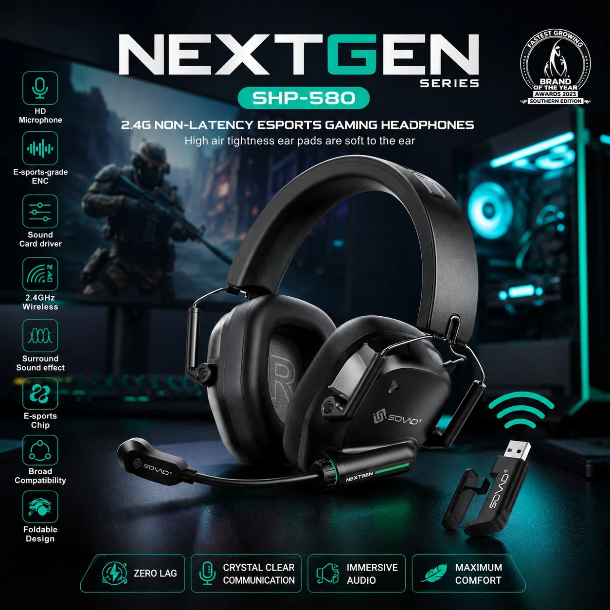 SOVO SHP-580 NEXTGEN Gaming Headphone