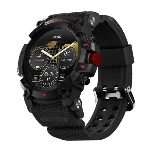 Zero Navigator Smartwatch Black and Red