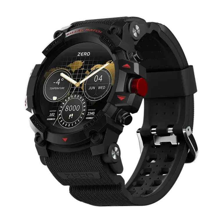 Zero Navigator Smartwatch Black and Red