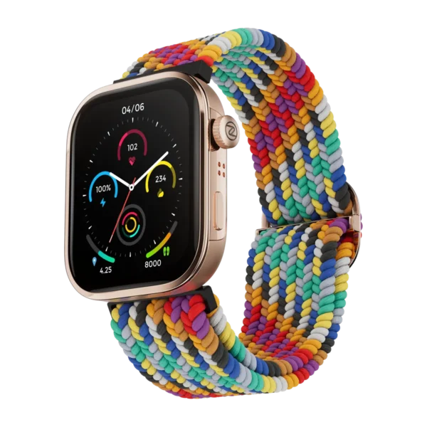 Zero Visionary Smartwatch with Rainbow strap
