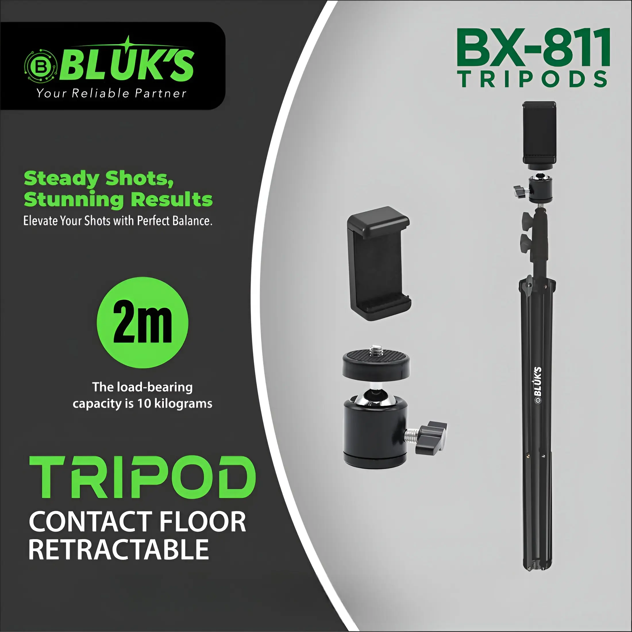 BLUKS BX-811 Tripod Stand