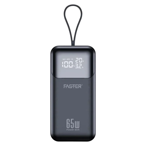 Faster Power Bolt 65W 20000mAh Power Bank