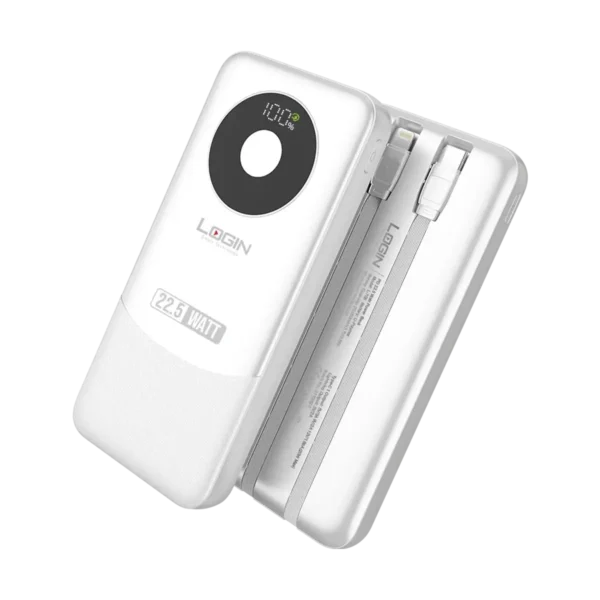 Login L-709 Voltra 10000mAh Power Bank white