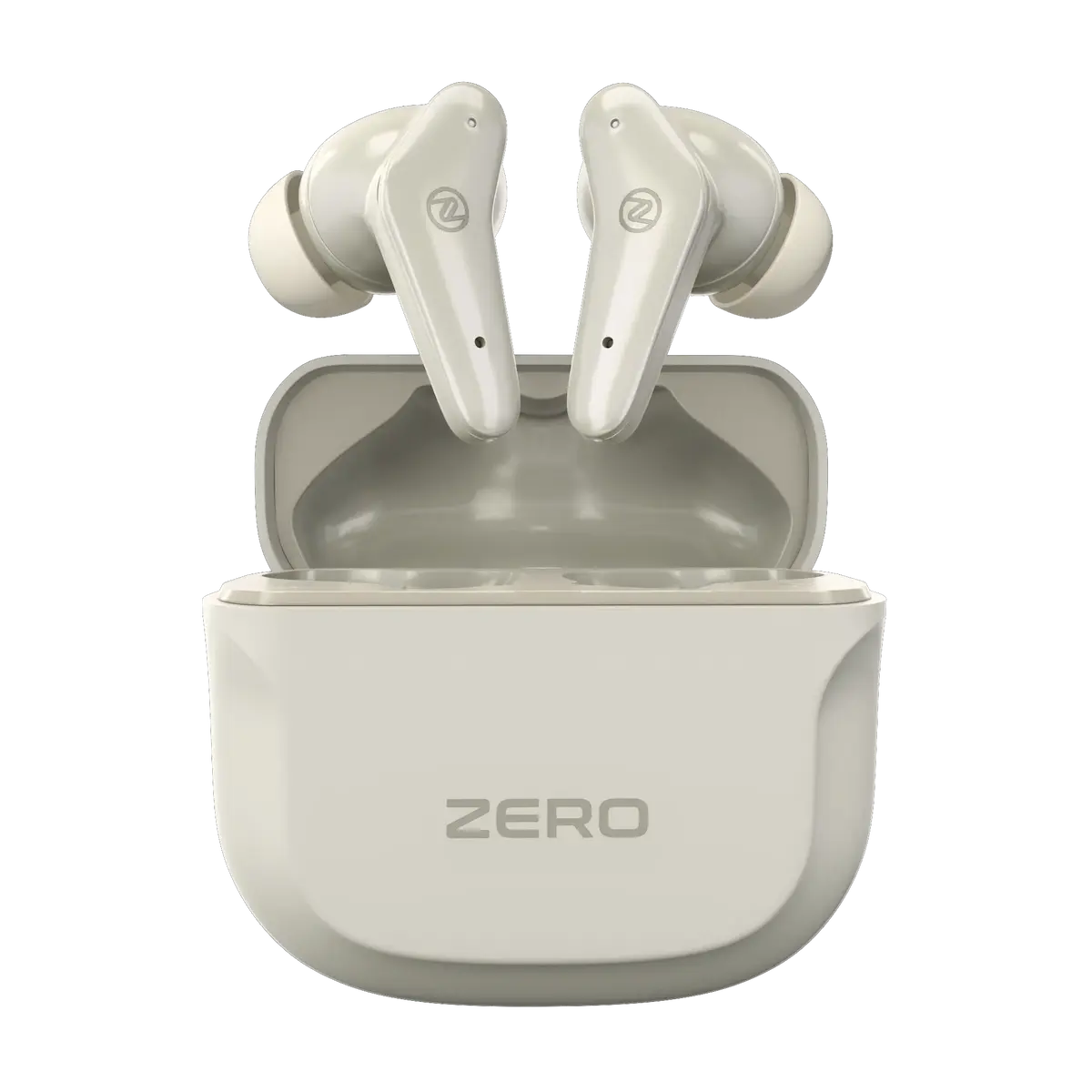 Zero-Quantum-Earbuds Zero Quantum Earbuds open charging case showing both earbuds